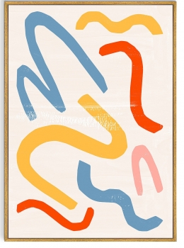 Диптих на холсте Color vibes 75X105 / 75X105 CM