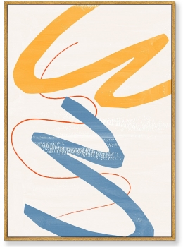 Постер на холсте Color vibes 75X105 CM