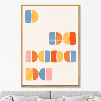 Постер на холсте Color vibes 75X105 CM