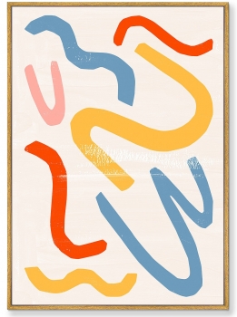 Постер на холсте Color vibes 75X105 CM