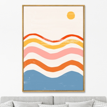 Постер на холсте Color vibes 75X105 CM