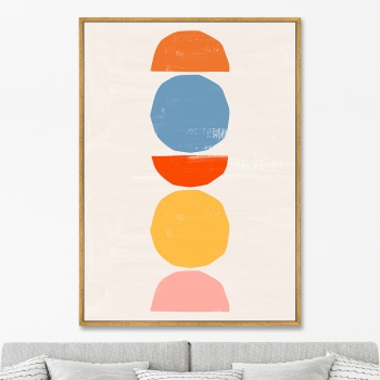 Постер на холсте Color vibes 75X105 CM