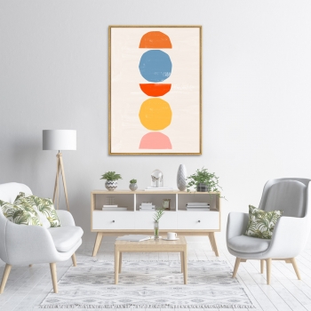 Постер на холсте Color vibes 75X105 CM