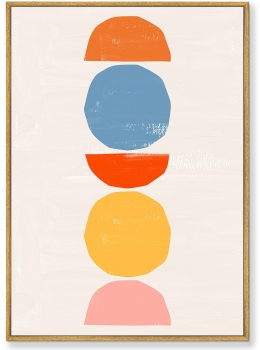 Постер на холсте Color vibes 75X105 CM
