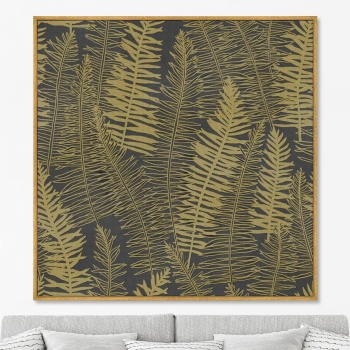 Постер Symphony of leaves 105X105 CM