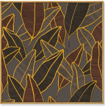 Постер холсте Symphony of leaves 105X105 CM