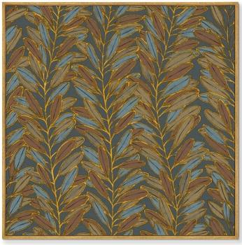 Постер на холсте Symphony of leaves 105X105 CM