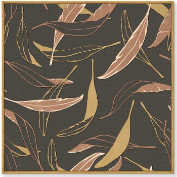 Постер на холсте Symphony of leaves 105X105 CM