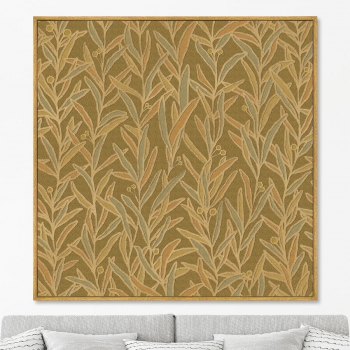 Постер на холсте Symphony of leaves 105X105 CM