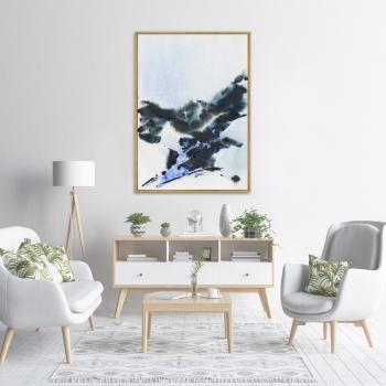 Постер на холсте Above the mountain peaks 75X105 CM