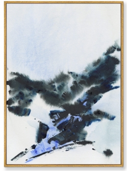 Постер на холсте Above the mountain peaks 75X105 CM