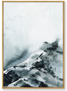 Постер на холсте Above the snow-covered 75X105 CM
