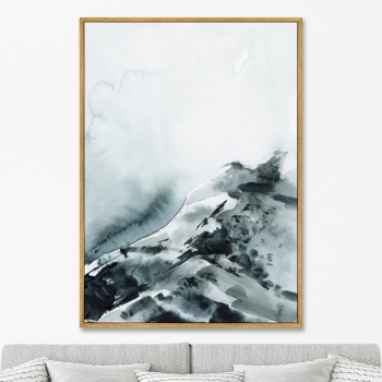 Постер на холсте Above the snow-covered 75X105 CM