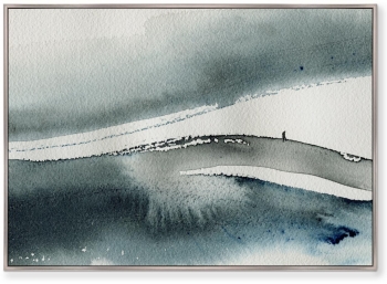 Постер на холсте On the very edge 105X75 CM