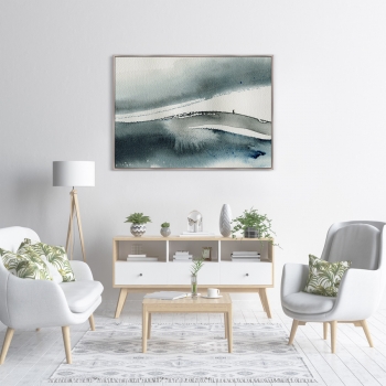 Постер на холсте On the very edge 105X75 CM
