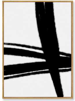 Диптих на холсте Black knots 75X105 / 75X105 CM