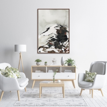 Постер на холсте Snow mountain peak 75X105 CM