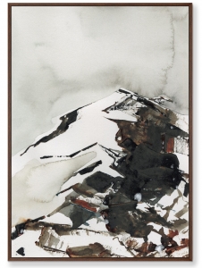 Постер на холсте Snow mountain peak 75X105 CM