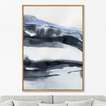 Постер на холсте Snow study 75X105 CM