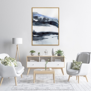 Постер на холсте Snow study 75X105 CM