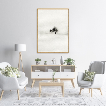 Постер на холсте Winter etude 75X105 CM