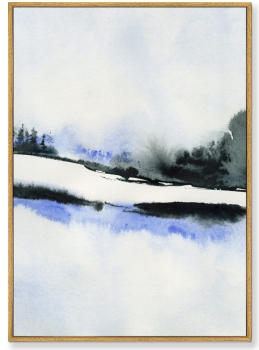 Постер на холсте Winter etude 75X105 CM
