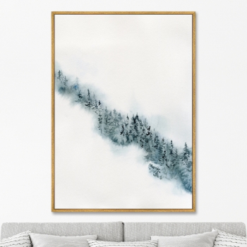 Постер на холсте Winter etude 75X105 CM