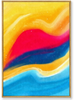 Постер на холсте Landscape etude 75X105 CM
