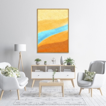 Постер на холсте Landscape etude 75X105 CM