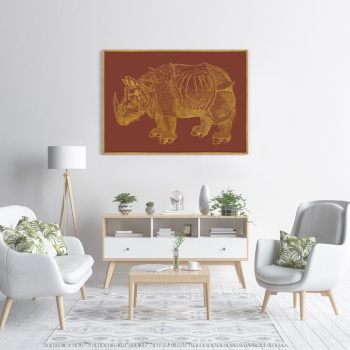 Постер на холсте The Medieval period 105X75 CM