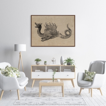 Постер на холсте The Medieval period 105X75 CM