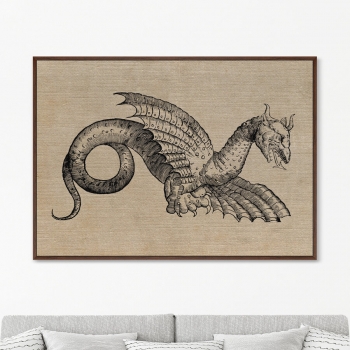 Постер на холсте The Medieval period 105X75 CM