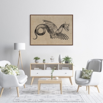 Постер на холсте The Medieval period 105X75 CM