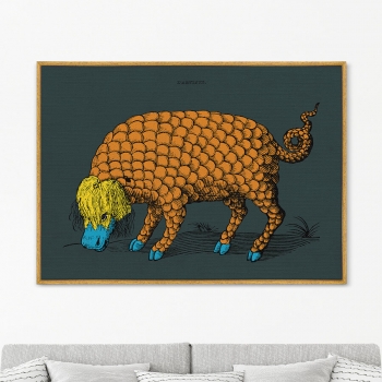 Постер на холсте The Medieval period 105X75 CM