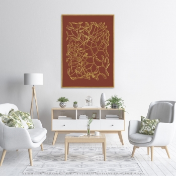 Постер на холсте The Medieval period 75X105 CM