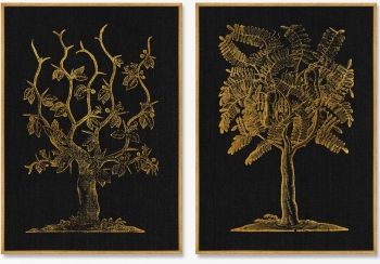 Диптих на холсте The Medieval period 75X105 / 75X105 CM