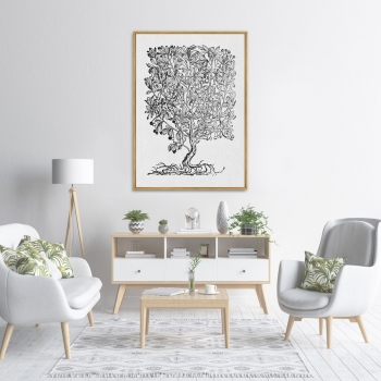 Постер на холсте The Medieval period 75X105 CM