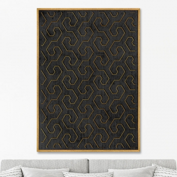 Постер на холсте The Line ornament 75X105 CM