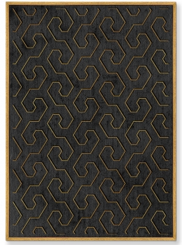 Постер на холсте The Line ornament 75X105 CM