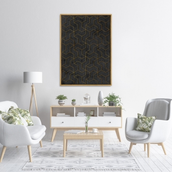 Постер на холсте The Line ornament 75X105 CM