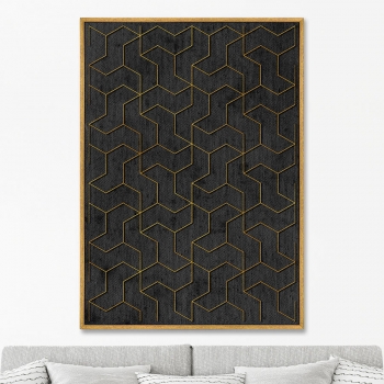 Постер на холсте The Line ornament 75X105 CM
