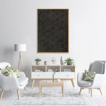 Постер на холсте The Line ornament 75X105 CM