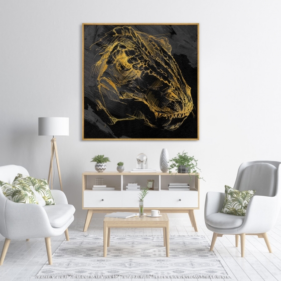 Постер на холсте Dino Mate 105X105 CM 3