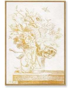 Постер на холсте Vase with Flowers 75X105 CM