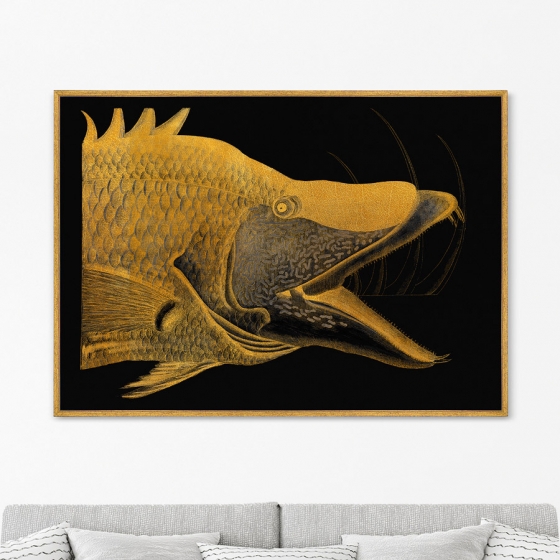 Репродукция картины на холсте Great Hog-Fish 105X75 CM 2