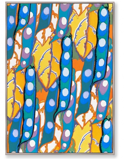 Постер на холсте Colorful vintage art deco pattern 75X105 CM 1