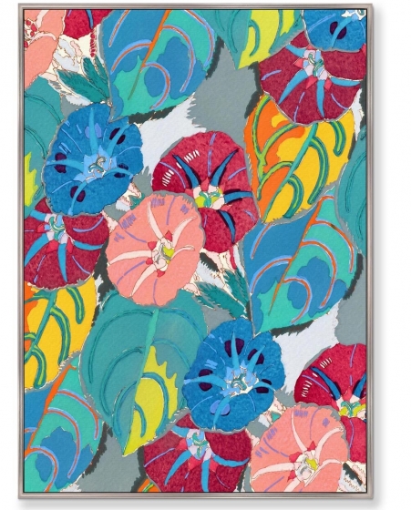 Постер на холсте Colorful vintage art deco pattern 75X105 CM 1