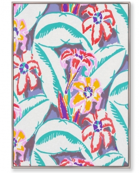 Постер на холсте Colorful vintage art deco pattern 75X105 CM