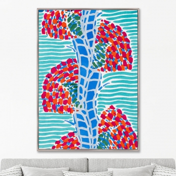 Постер на холсте Floral art nouveau artwork 75X105 CM