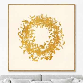 Постер на холсте Autumn leaf fall 105X105 CM